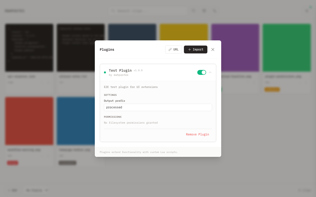 Expanded plugin details