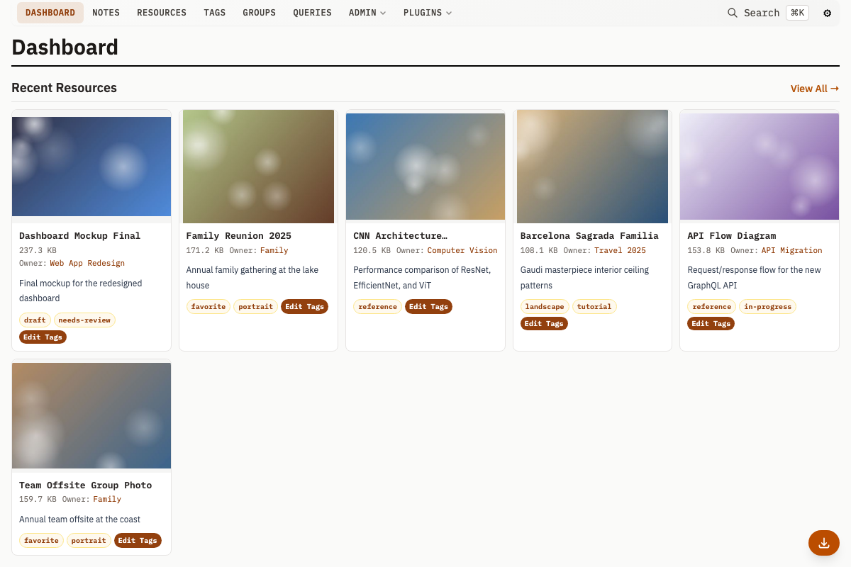 Download queue on dashboard