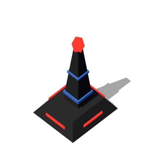 3D obelisk